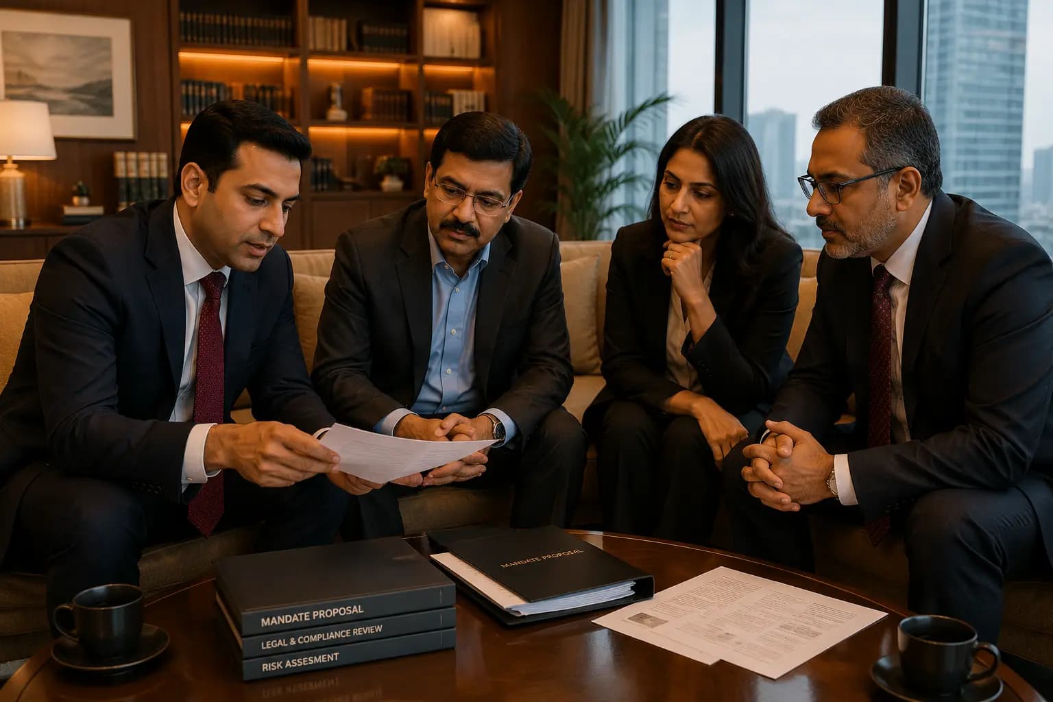 Governed mandate review setting